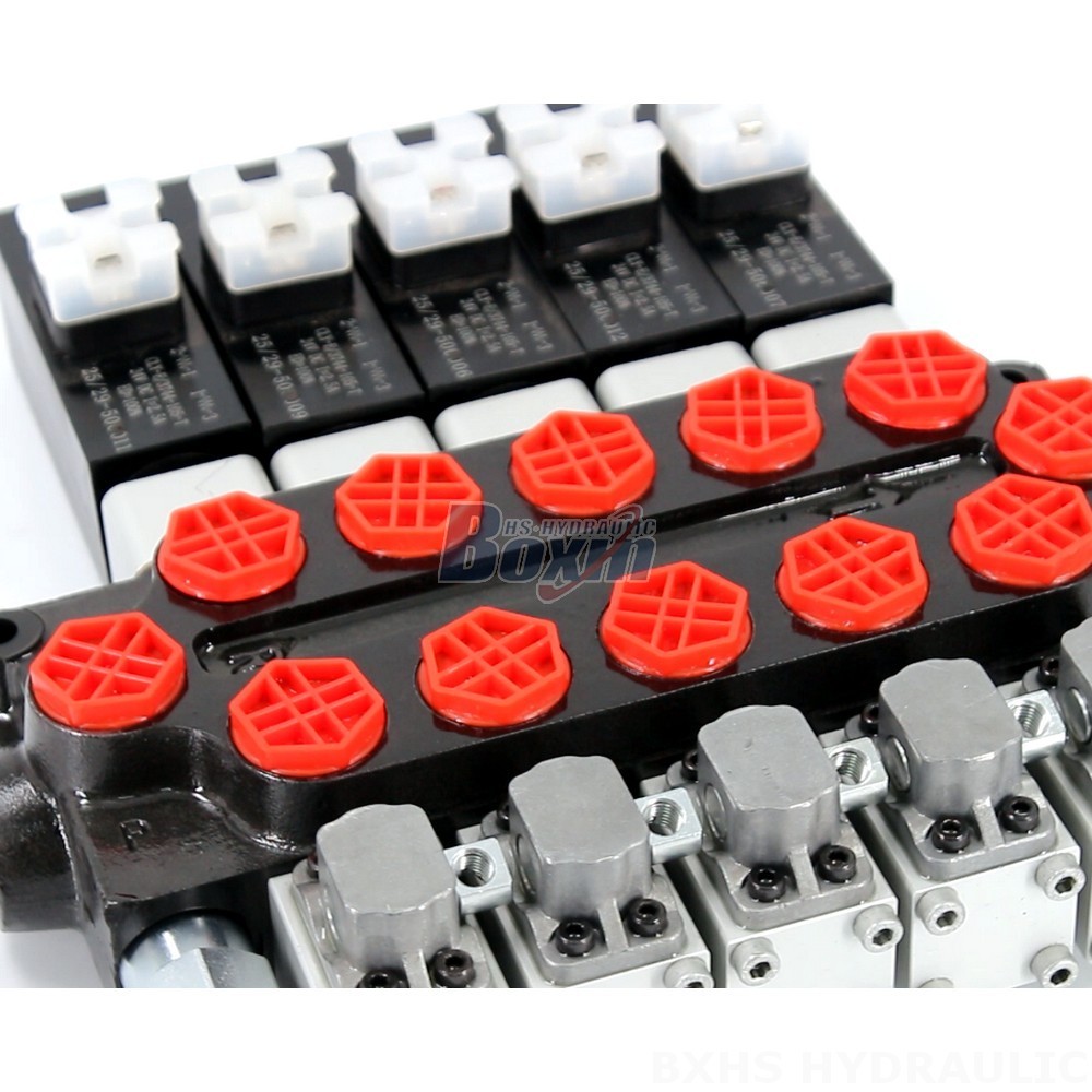 Seeking Global Distributors, Wholesalers, Agents & Traders for Q45 Solenoid And Manual 5 Spool Monoblock Directional Valve detail image